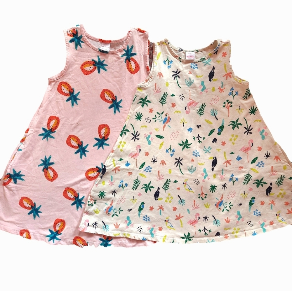 Hanna Andersson Bundle A-Line swing dresses size 140 / 10 yrs